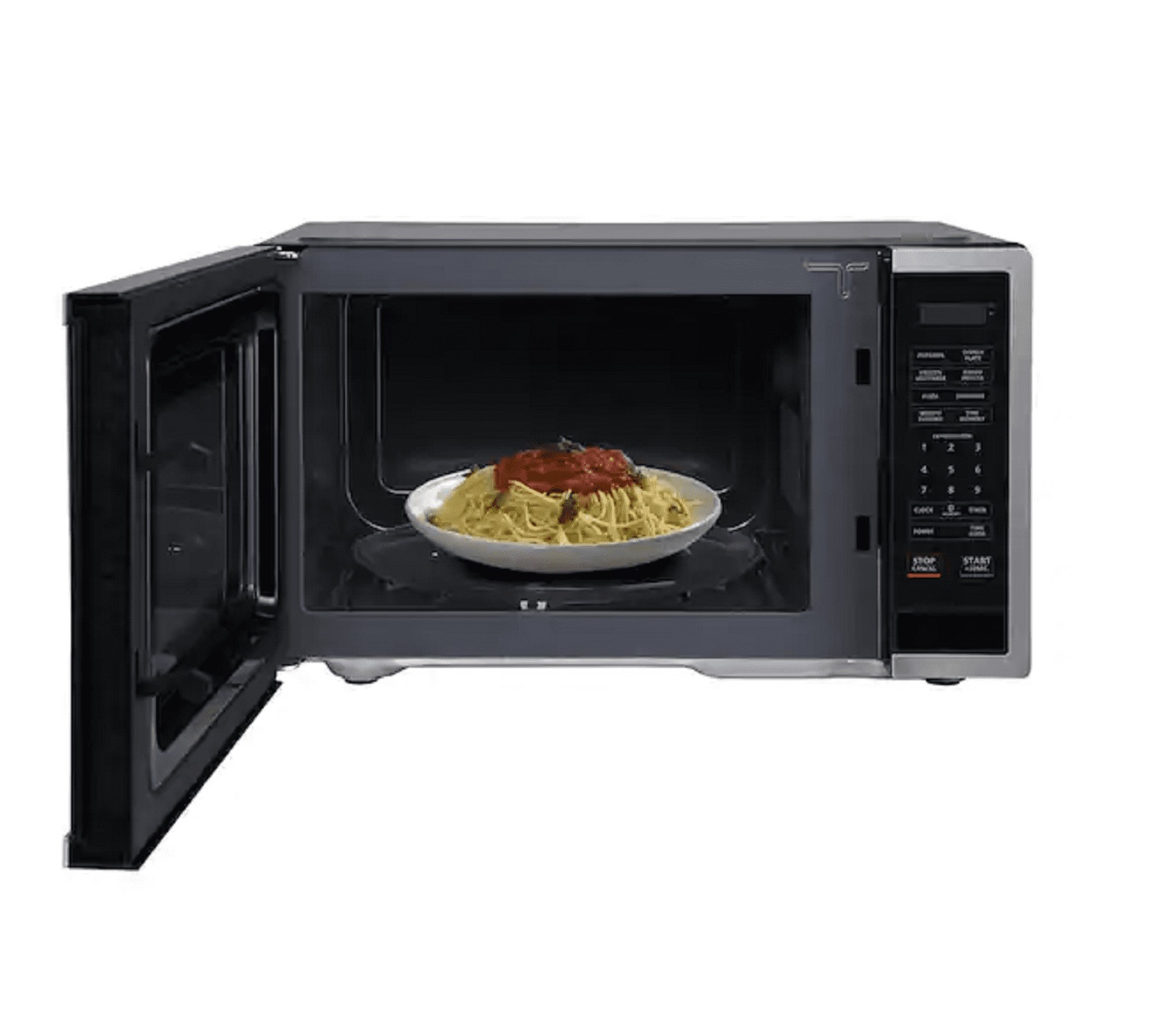 Magic Chef 0.9 cu ft Countertop Microwave Ovens in Stainless Steel
