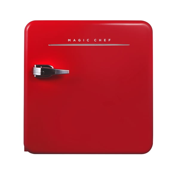 Magic Chef 1.6 cu. ft. Retro Mini Refrigerator in Red, Without Freezer in Red