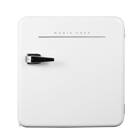 Magic Chef 1.6 cu. ft. Retro Mini Refrigerator in White, without Freezer in White