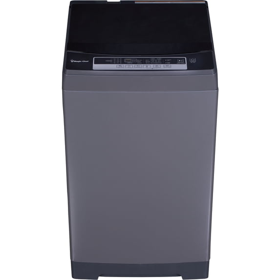 Magic Chef 1.6 cu ft Silver Top Load Washing Machine with See-Through Window