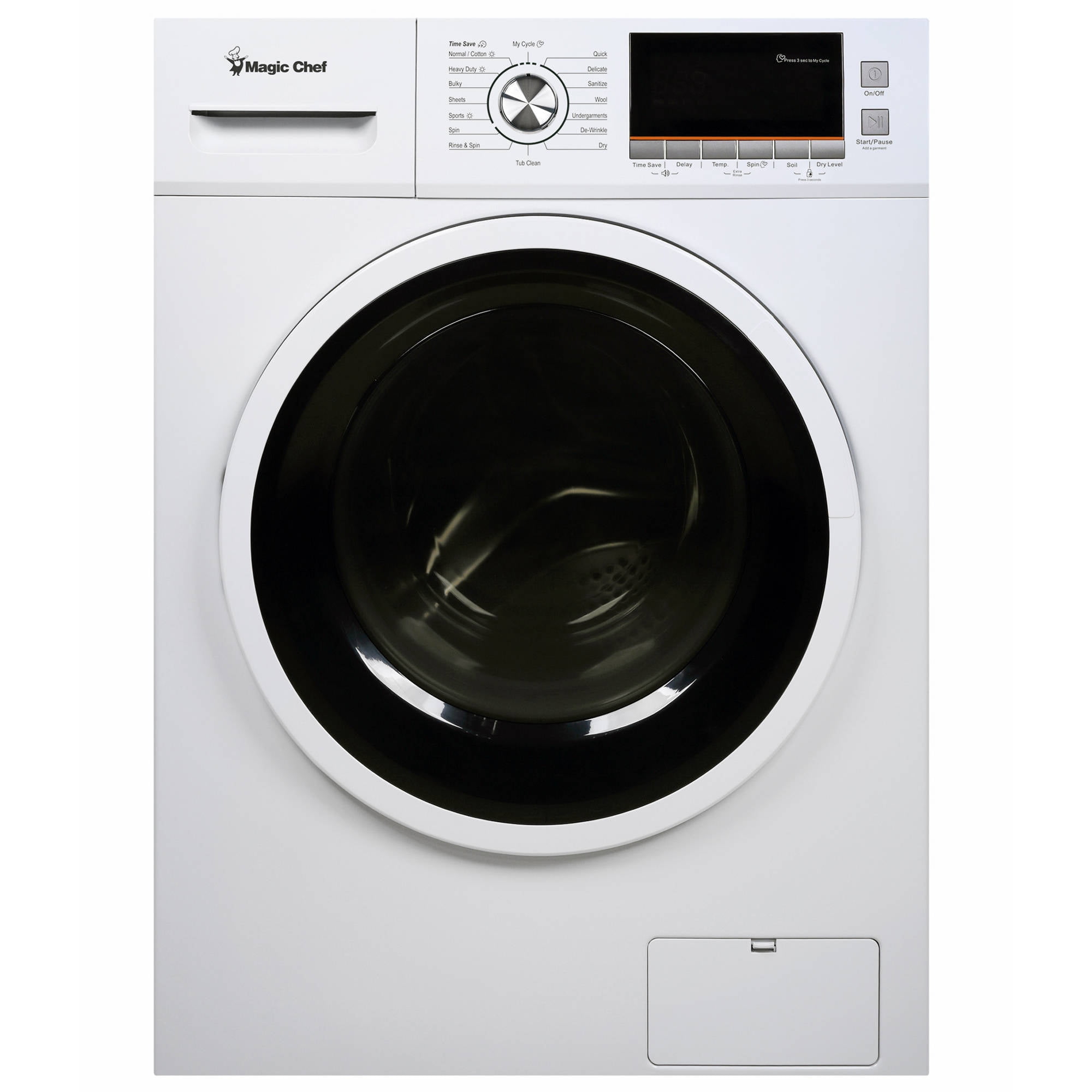 Magic Chef Front Loading Electric Washer / Dryer Combo with Ventless Drying  Tech - appliances - by owner - sale 