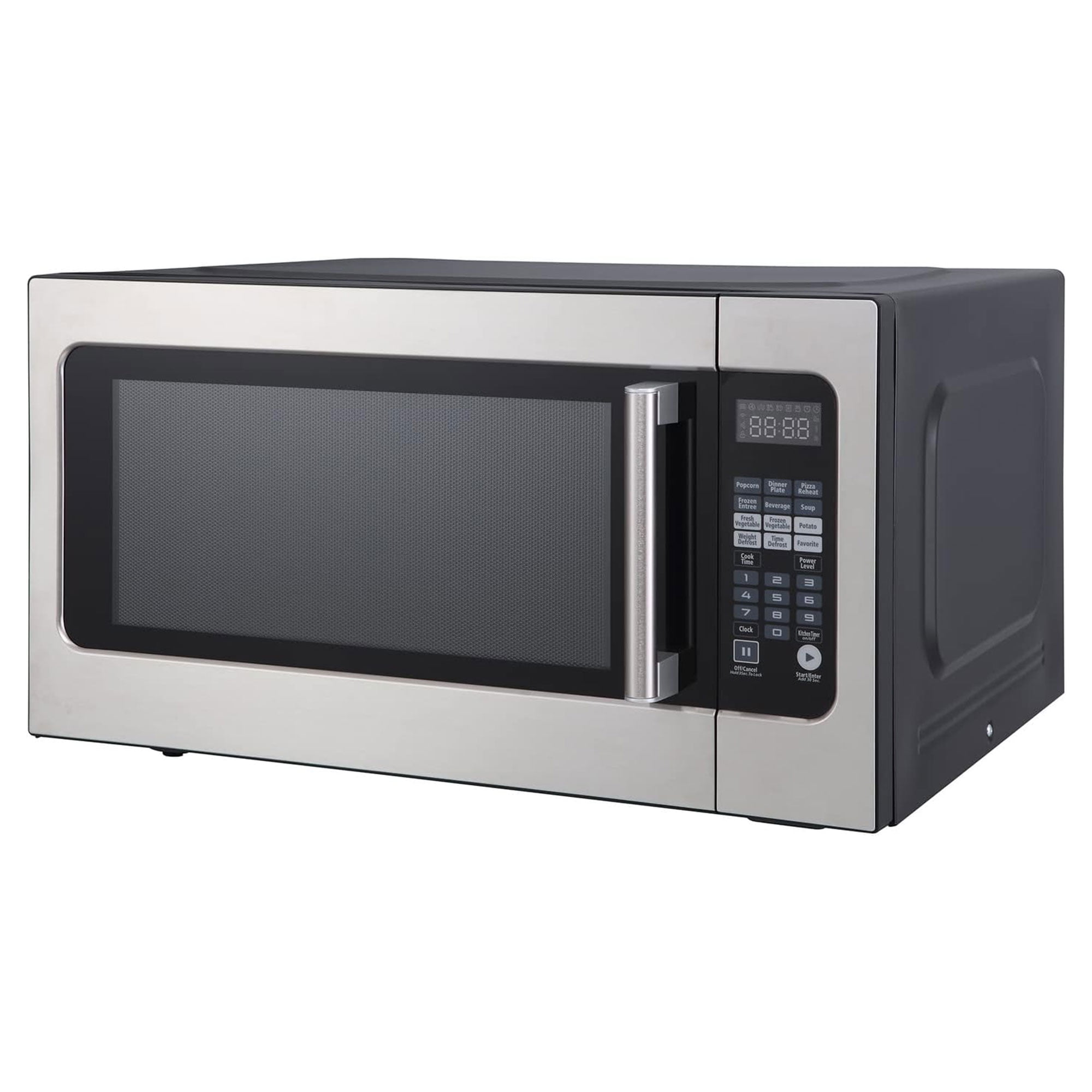 Magic Chef Medium Stainless Steel Countertop Microwave Oven