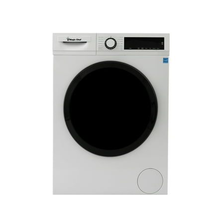 Magic Chef 2.2 cu. ft. Front Load Washer, 24 in, White in White