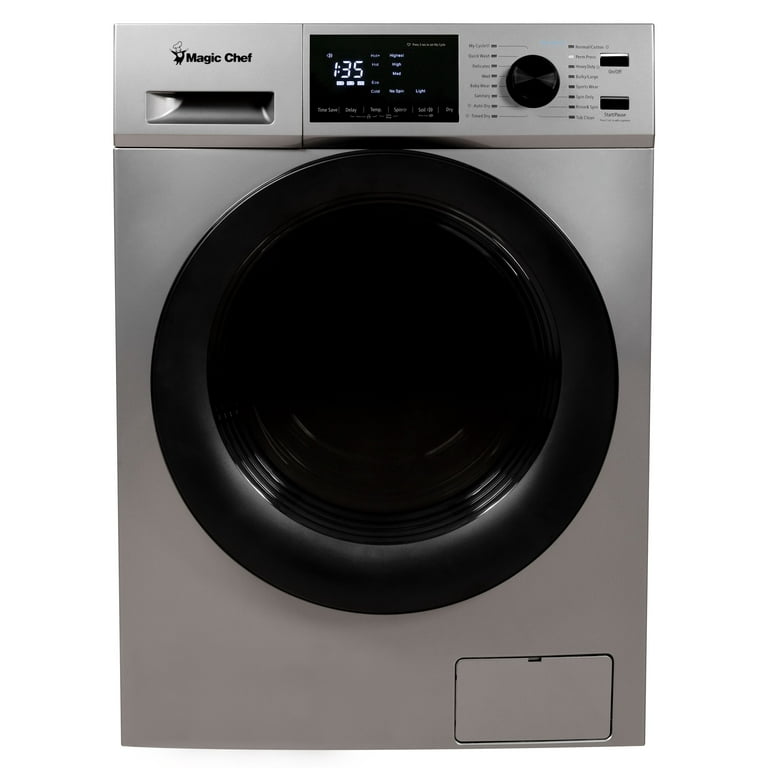 BLACK+DECKER 2.7-cu ft Capacity White Ventless All-in-One Washer/Dryer Combo