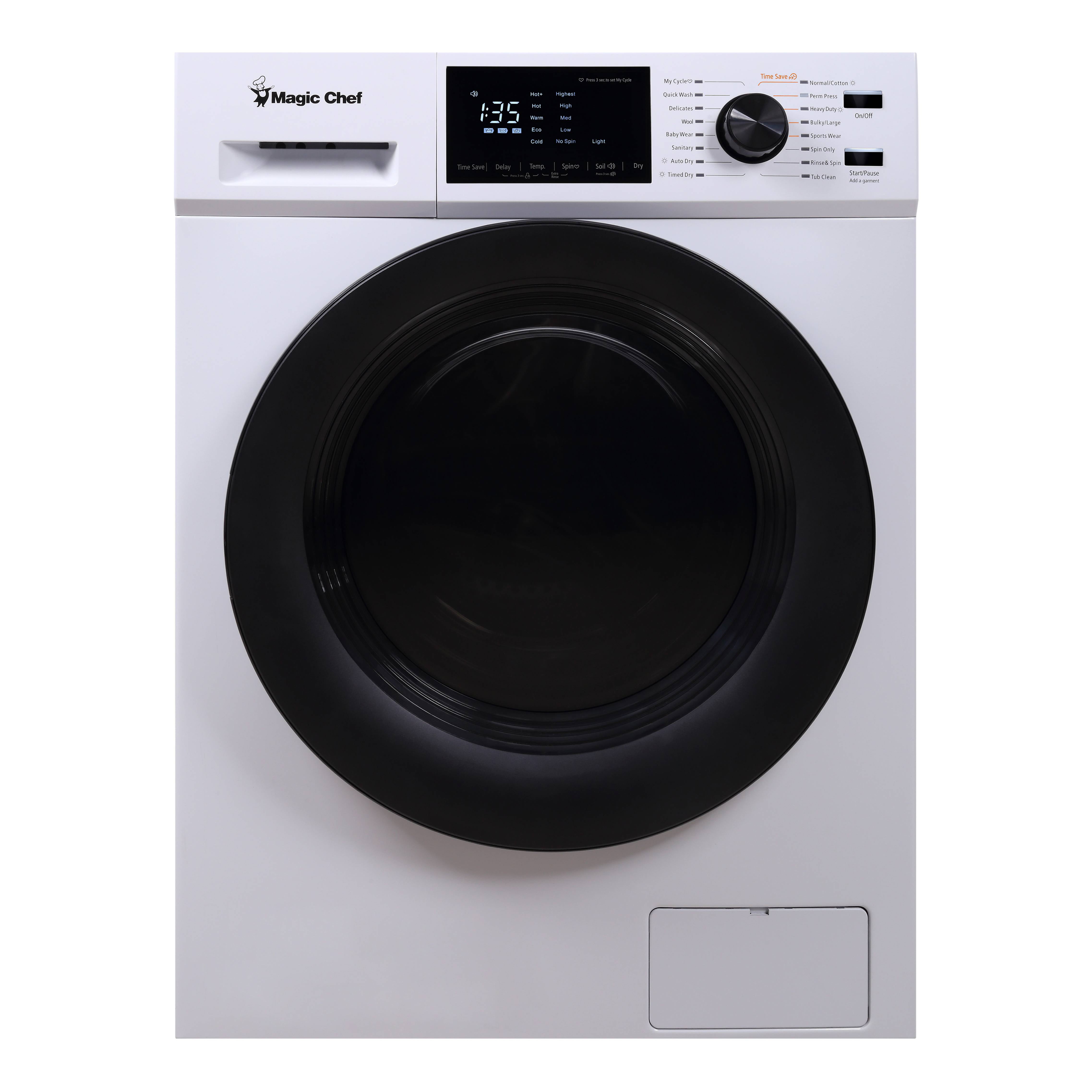 Magic Chef 2.7 Cu ft Washer Dryer Combo White