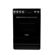 Magic Chef 24 in 4 Element Freestanding Electric Range in Black in Black