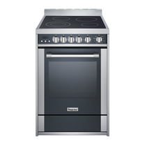 Magic Chef 24" Freestanding Electric Range in Stainless Steel/Black 24” W x 23.6” D x 35.5” H