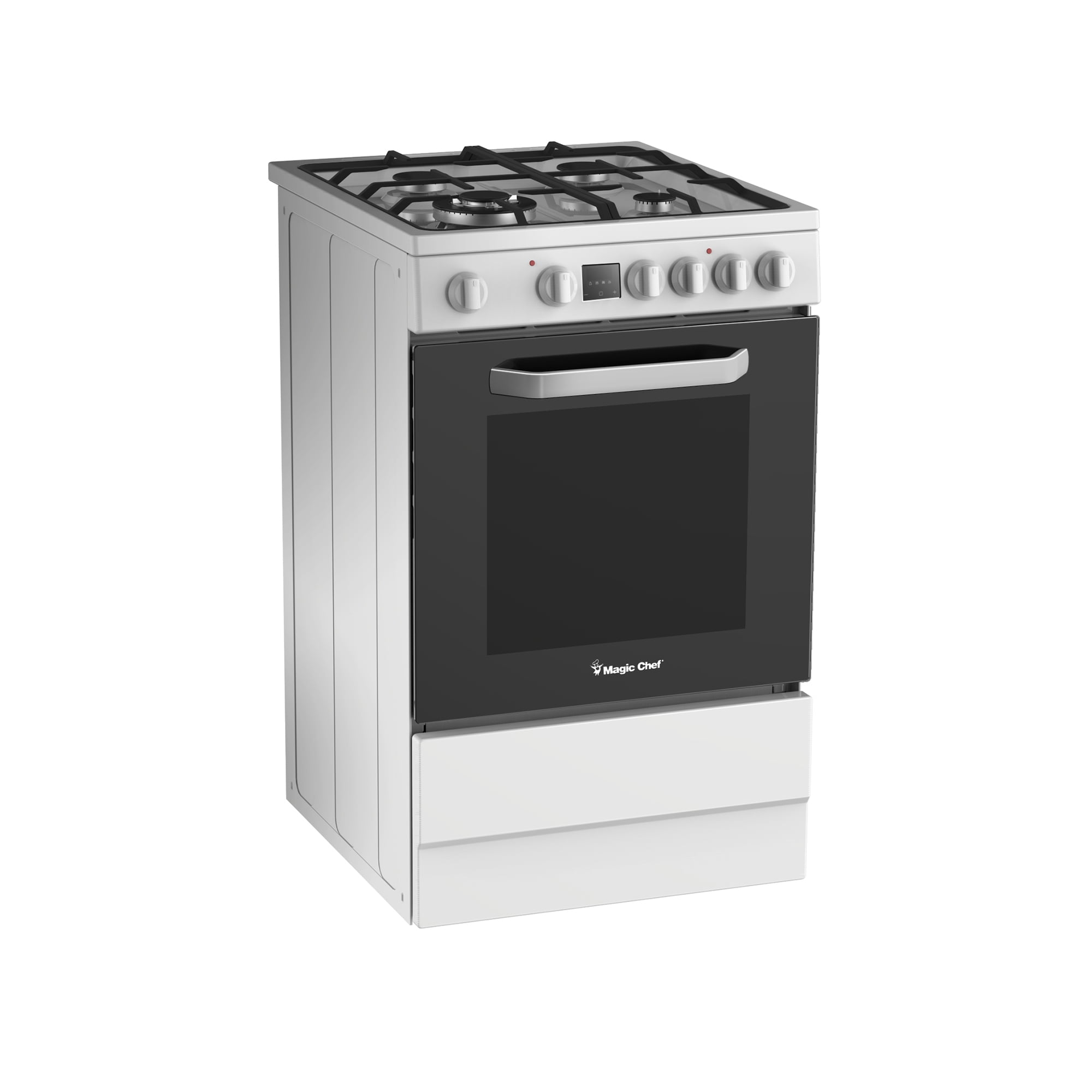 Magic Chef 24 in 4-Burner Freestanding Gas Range in White in White ...