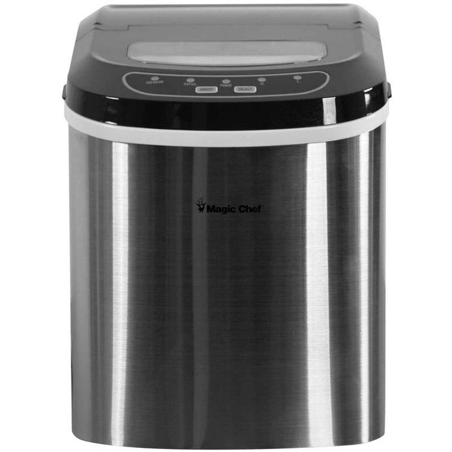 Magic Chef Stainless Steel Portable Countertop Ice Maker