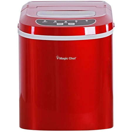 Magic Chef 27-lb. Capacity Portable Countertop Ice Maker, Red