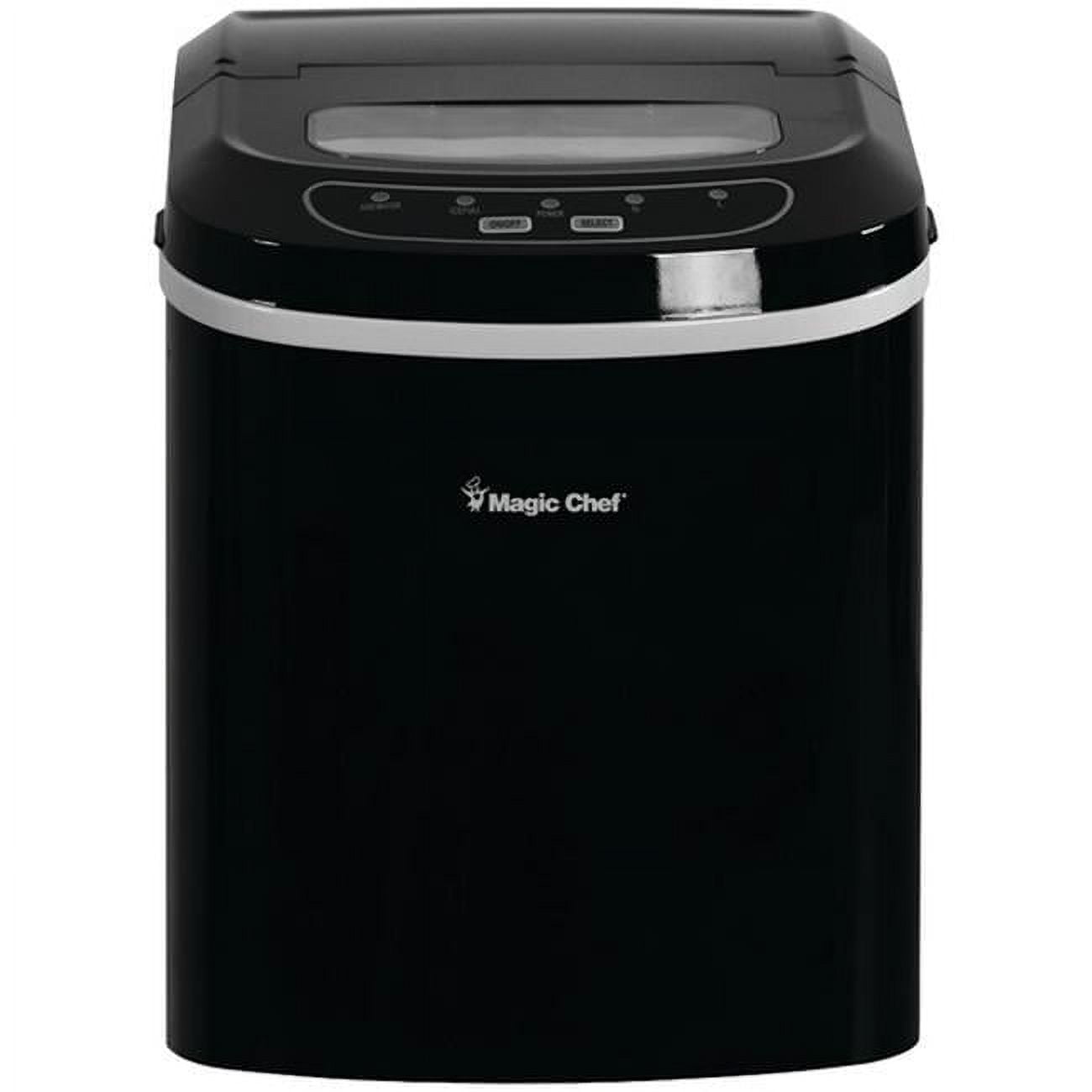 Magic Chef  27lb-Capacity Ice Maker, Black