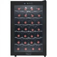 thumbnail image 1 of Magic Chef 28-Bottle Single-Zone Wine Cooler in Black, 1 of 2