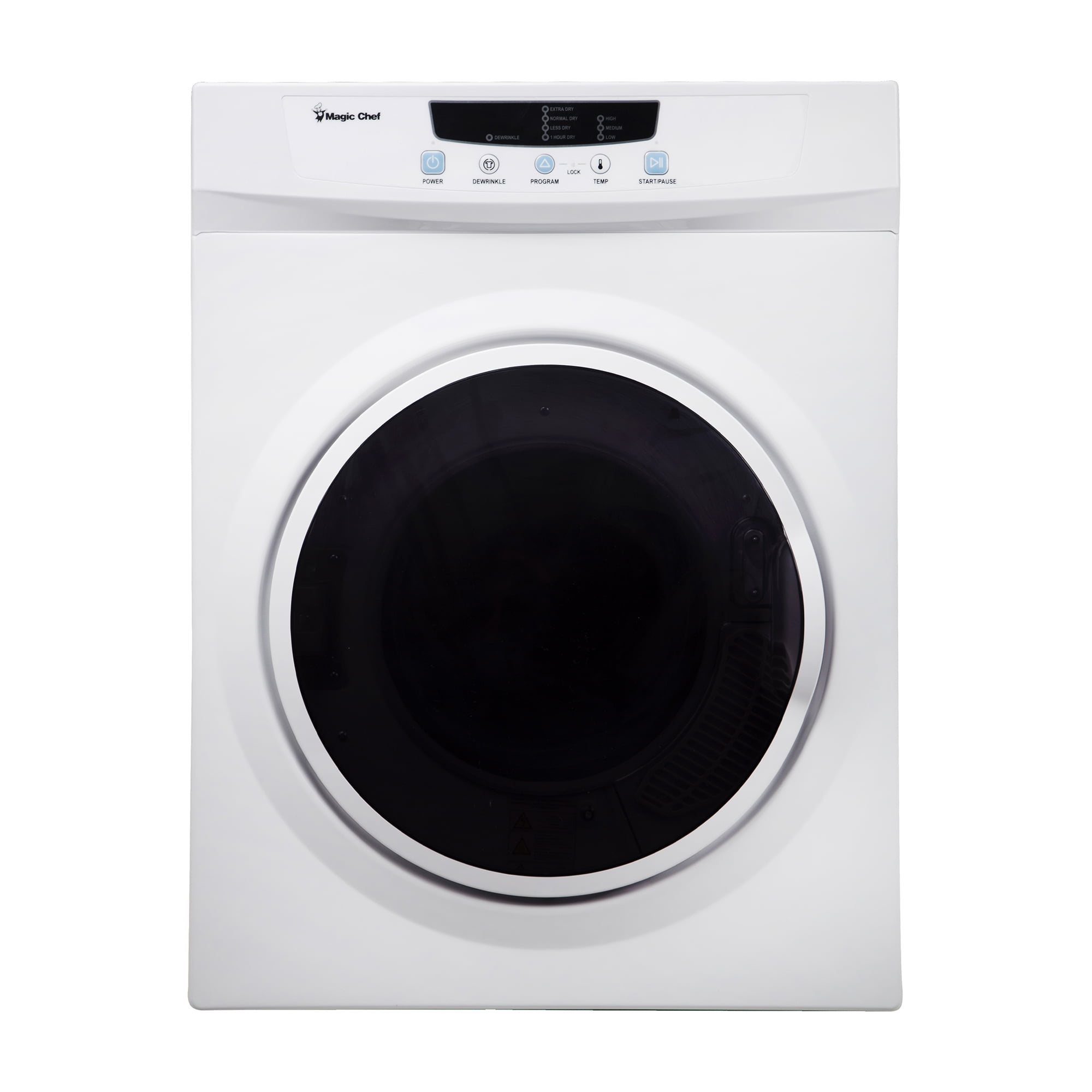 Magic Chef Compact 3.5 cu. ft. Electric Dryer in White in White