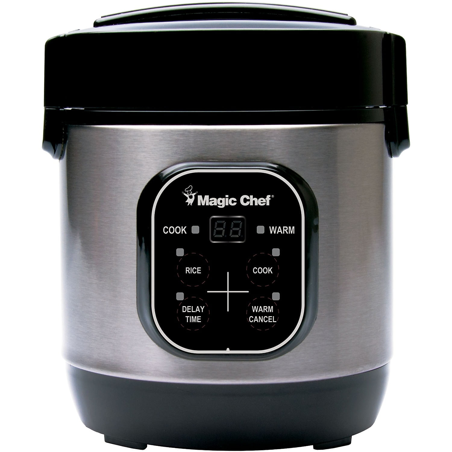 Better Chef 8 Cup Automatic Rice Cooker in Black With Rice Paddle and  Measuring Cup