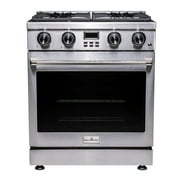 Magic Chef 30 Inch Freestanding Gas Range in Stainless Steel