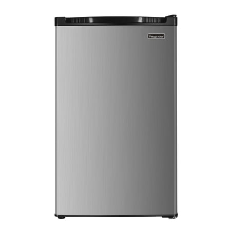 Magic Chef 4.4 cu. ft. Compact Refrigerator in Stainless look