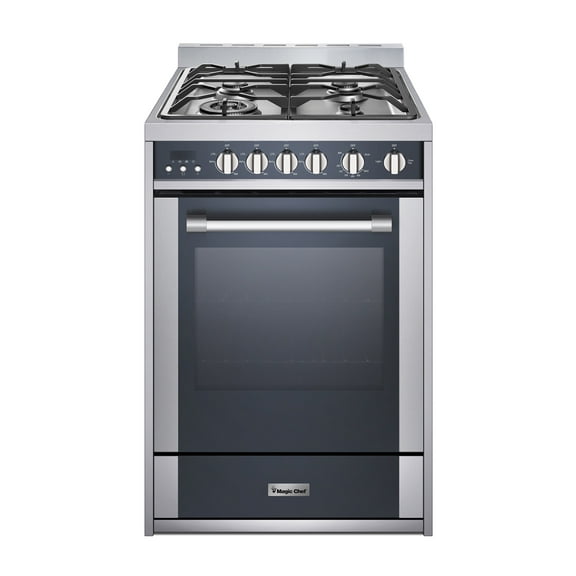 Magic Chef 4 Burner Freestanding Gas Range in Stainless Steel in Stainless Steel