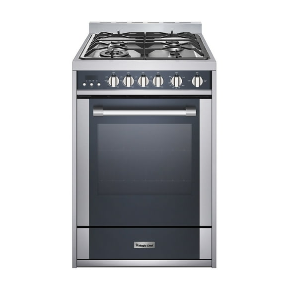 Magic Chef 4 Burner Freestanding Gas Range in Stainless Steel in Stainless Steel