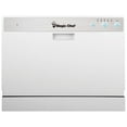 Magic Chef 6Place Setting Countertop Dishwasher, White