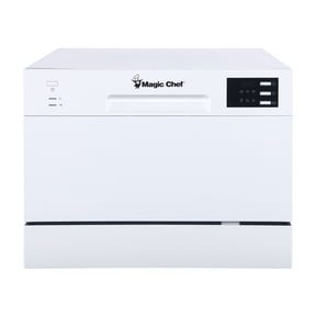 Magic Chef 6-Place Setting Countertop Dishwasher, White