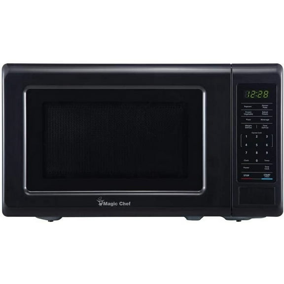 Magic Chef HMM770B Countertop Microwave - Black/Gray 0.7 Cubic feet