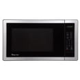 thumbnail image 1 of Magic Chef MC110MST Countertop Microwave Oven, 1,000 Watts, Stainless Steel, 1 of 6