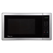 Magic Chef MC110MST Countertop Microwave Oven, 1,000 Watts, Stainless Steel