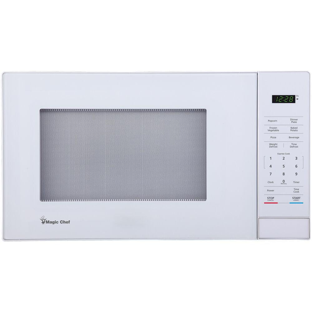 Magic Chef MC110MW Countertop Microwave Oven, 1,000 Watts, White