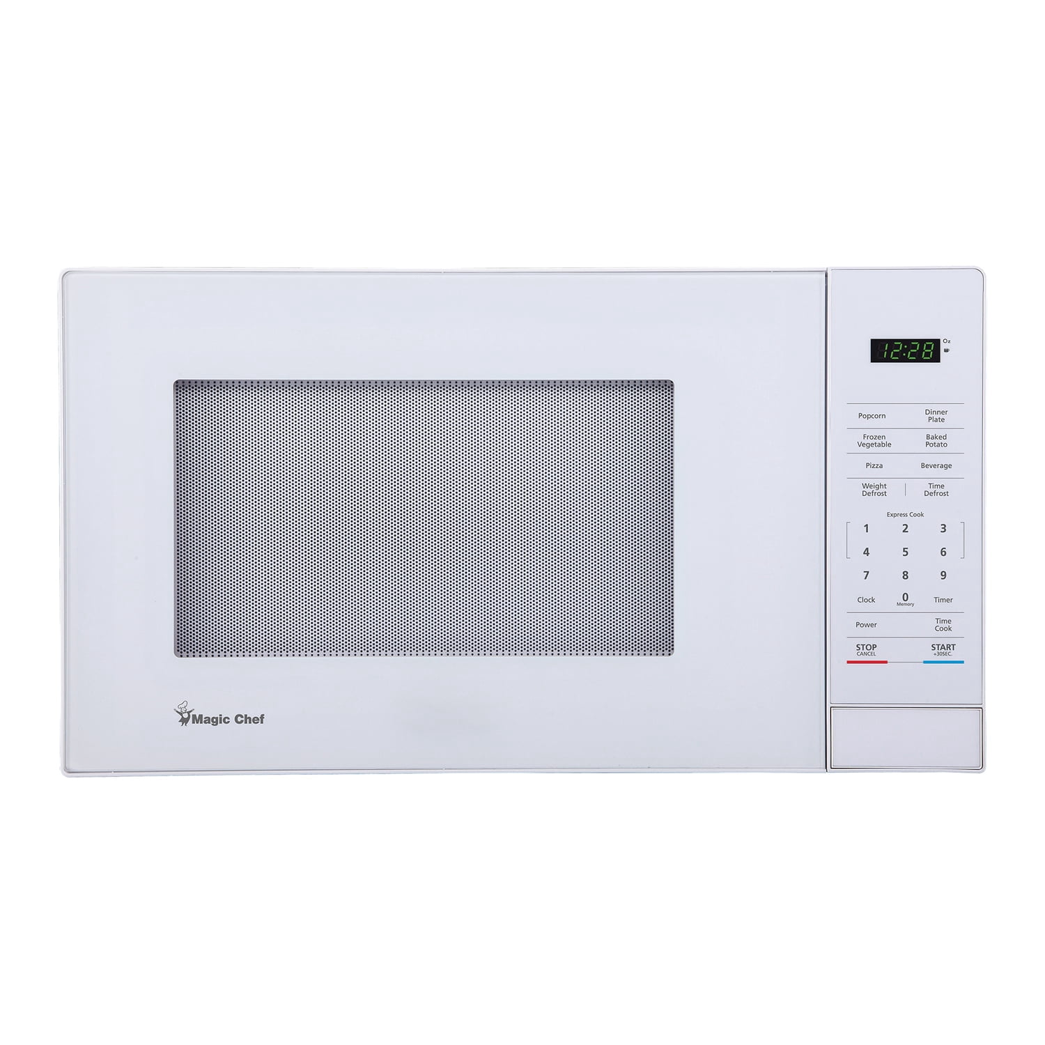 Magic Chef MC110MW Countertop Microwave Oven, 1,000 Watts, White