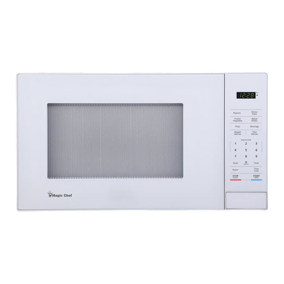 Magic Chef MC110MW Countertop Microwave Oven, 1,000 Watts, White