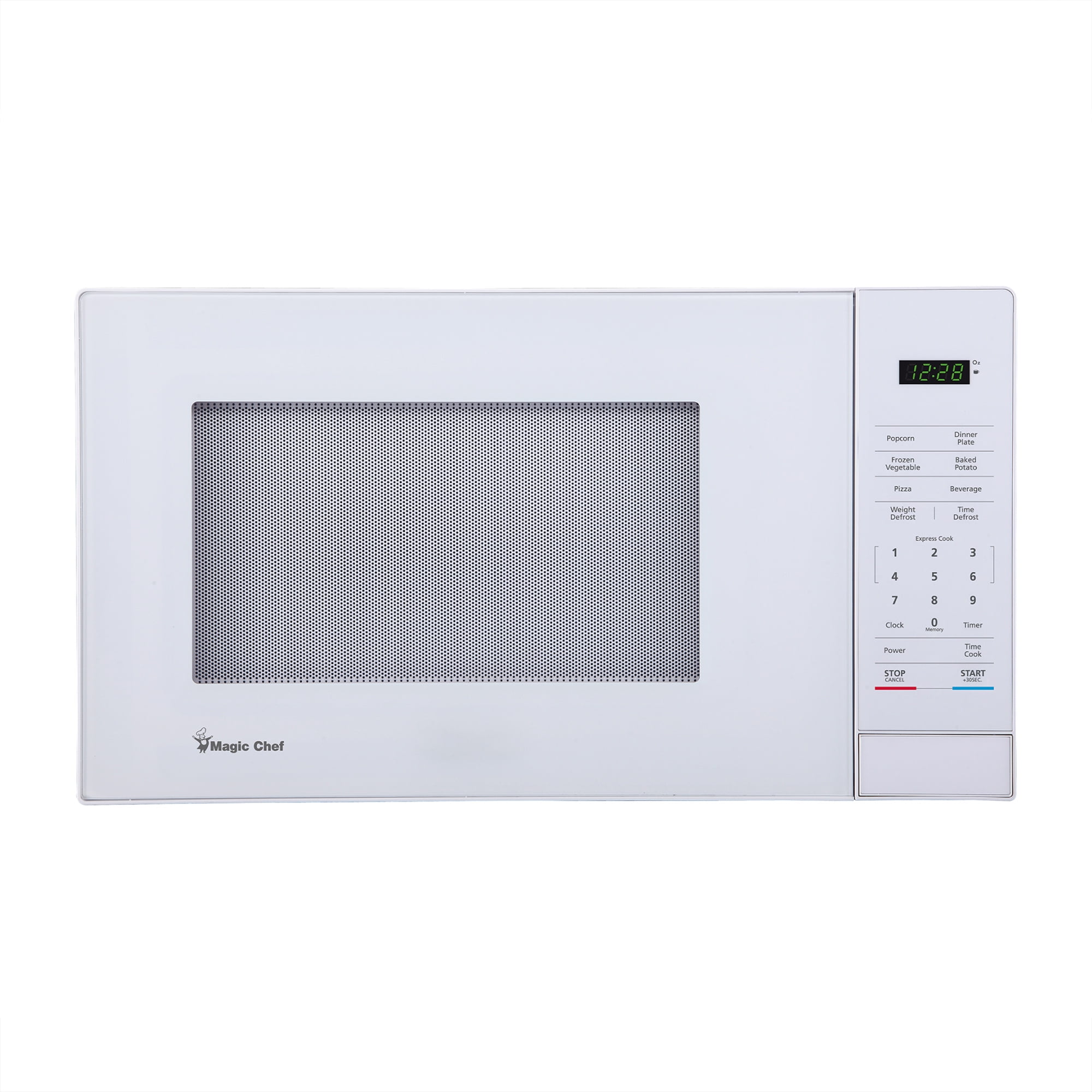 Magic Chef 1,000 Watt Countertop Microwave Oven, 1.1 Cubic Foot, White