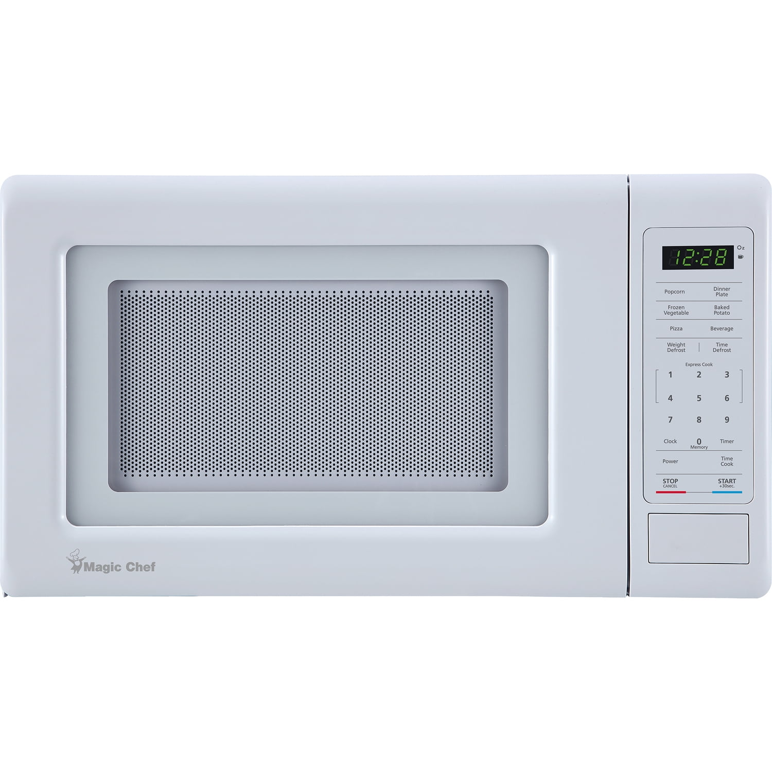 Magic Chef MC77MW 0.7-cu. ft. 700-Watt Countertop Digital Touch Microwave, White