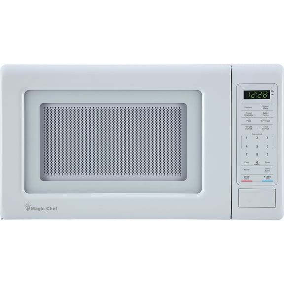 Magic Chef MC77MW 0.7-Cu. Ft. 700-Watt Countertop Digital Touch Microwave (White)