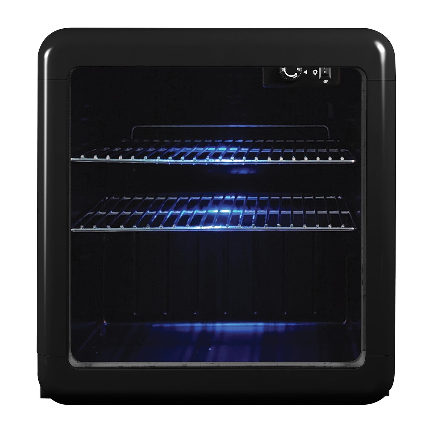 Magic Chef MCB17CHB 1.7-cu. ft. Retro Beverage Cooler, Black
