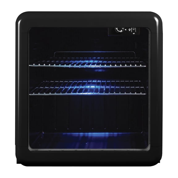 Magic Chef MCB17CHB 1.7-cu. ft. Retro Beverage Cooler, Black
