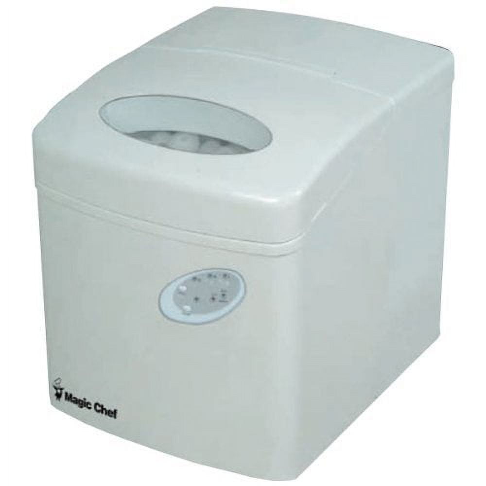 Magic Chef MCIM22TW 27lbCapacity Portable Mini Ice Maker (White