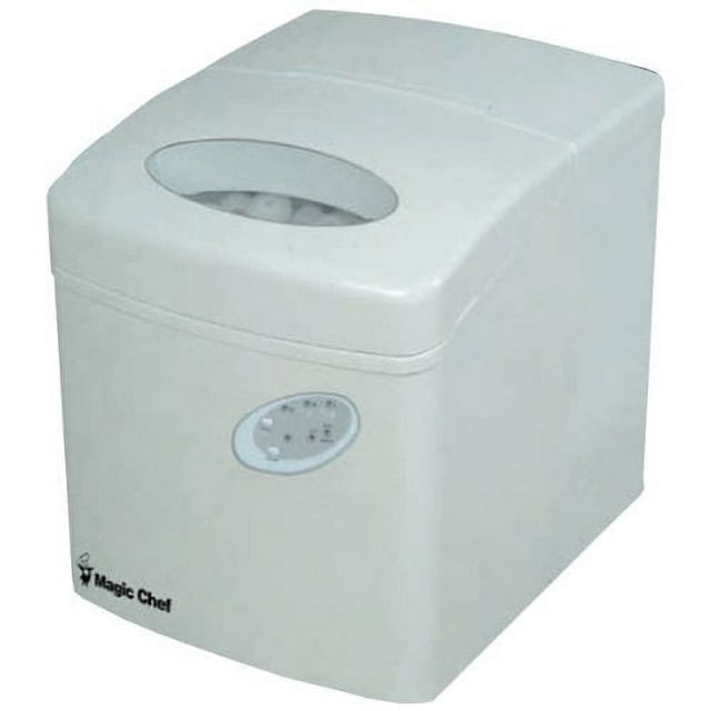 Magic Chef MCIM22TW 27lb-Capacity Portable Mini Ice Maker (White)