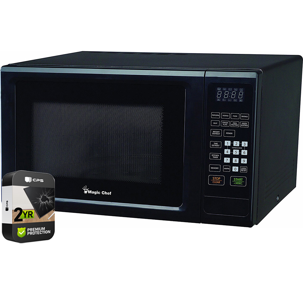 Magic Chef MCM1110B 1.1 Cu. Ft. 1000 Watt Microwave Oven in Black