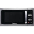 thumbnail image 1 of Magic Chef MCM1611ST 1.6 Cubic-ft Countertop Microwave (Stainless Steel), 1 of 1