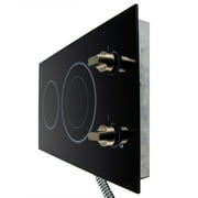 الشيف السحري MCSCTE12BG1 12 بوصة. 240V مشع كهربائي مدمج 2-Burner Cooktop