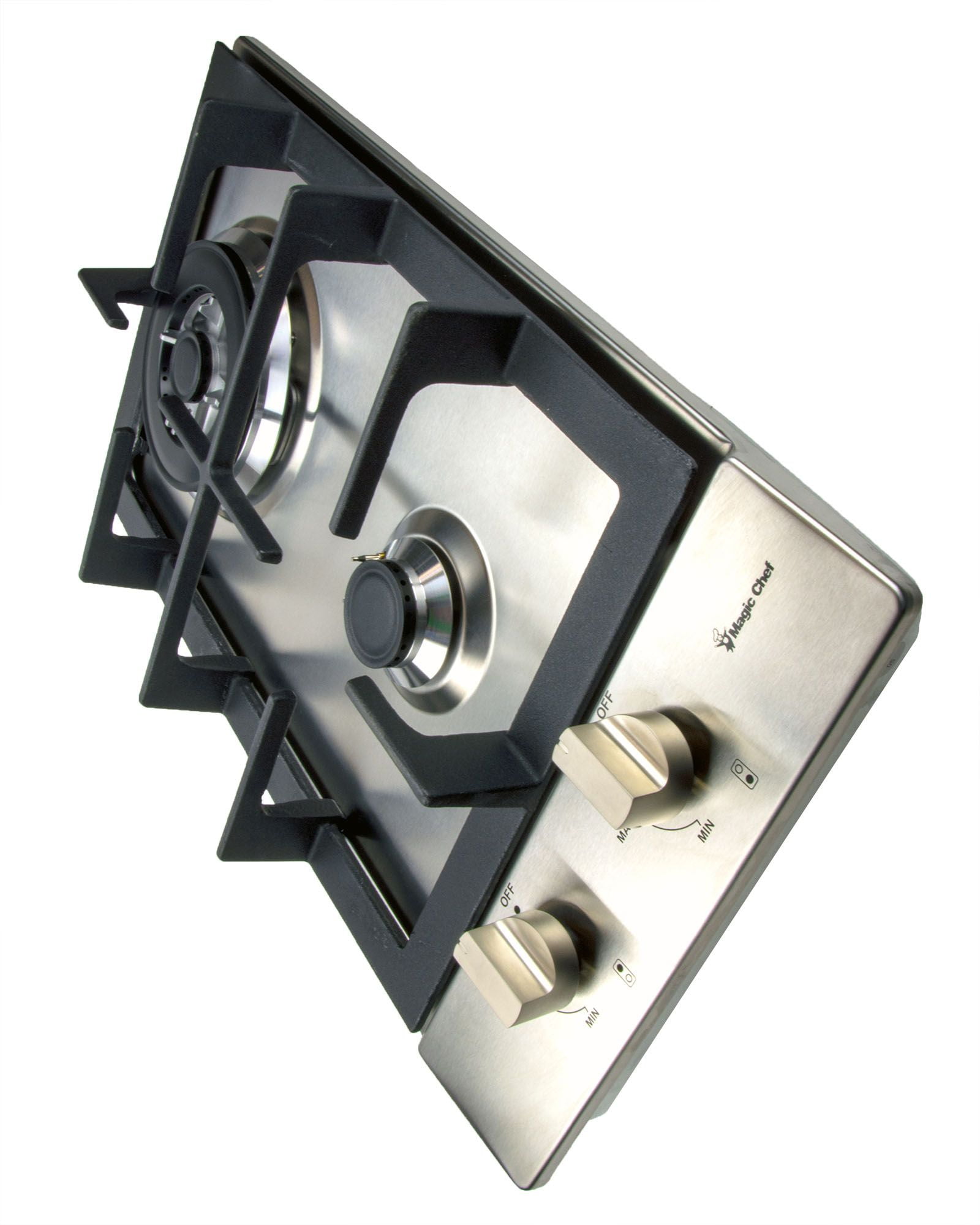 Magic Chef MCSCTG12S 12in. Builtin Gas Cooktop in Stainless Steel