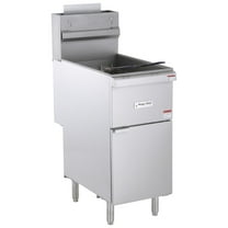 Magic Chef Commercial 20 Qt. Stainless Steel Commercial Propane Gas Fryer in Stainless Steel