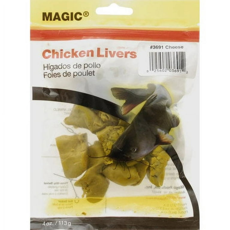 Magic Chicken Livers Cheese Bait, 4 Oz., 3691