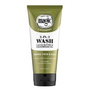 SoftSheen-Carson Magic Clean Products 3-in-1 Beard Wash with Almond Oil, 6.8 fl oz