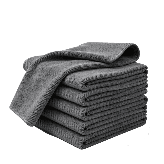 Magic Cleaning Cloth, 5 Pack Microfiber Cleaning Cloths | Lint Free Streak Free Reusable Cleaning Rags for Kitchen, Window and Car Glass.