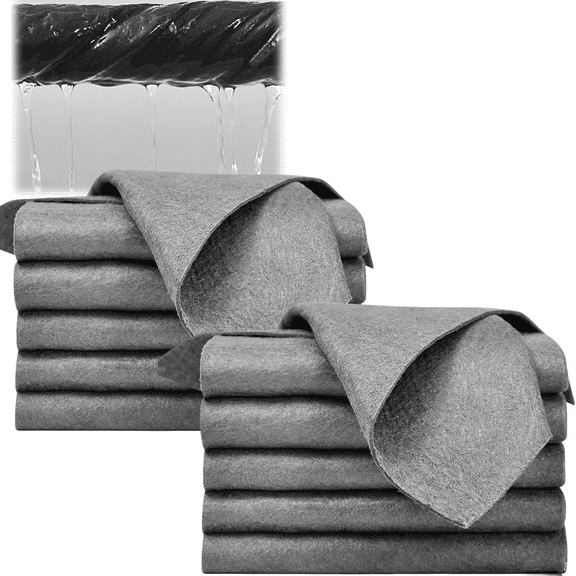 Magic Cleaning Cloth For Windows & Glass, Thickened Reuseable Microfiber Streak Free Cleaning Cloths, Lint Free for Glass, Window, Mirror, Car