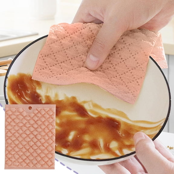 Magic Cleaning Cloth, Kitchen Cleaning Cloths Thickened Reusable Washing Towels for Tableware Pots and Pans