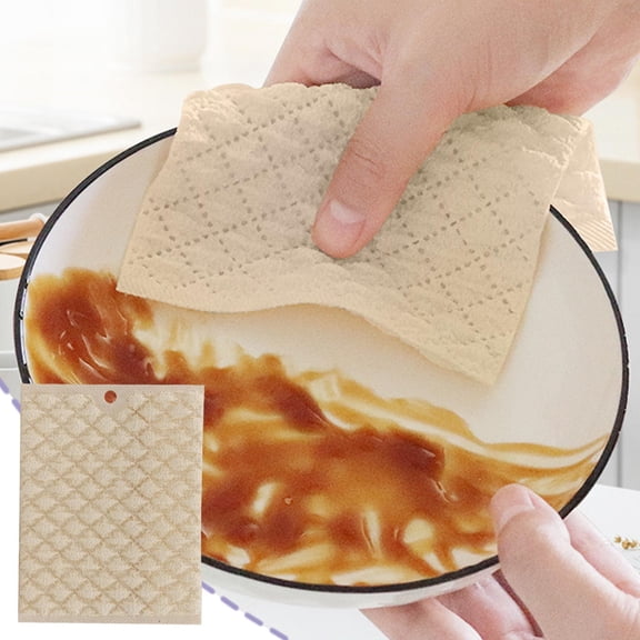 Magic Cleaning Cloth, Kitchen Cleaning Cloths Thickened Reusable Washing Towels for Tableware Pots and Pans