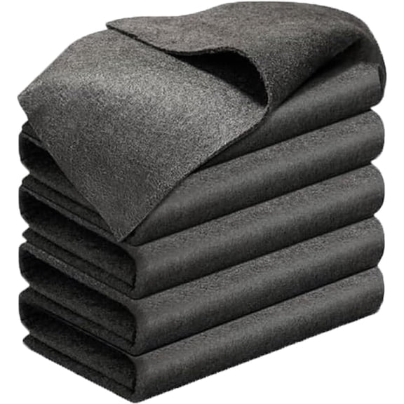 Magic Cleaning Cloth Stainless Steel, Magic Cleaning Cloths for Stainless Steel, 10 Counts Thickened Magic Cleaning Cloth, Microfiber Magic Streak Free, for Windows & Glass Reusable (10)