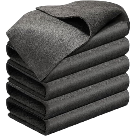 Magic Cleaning Cloth Stainless Steel, Magic Cleaning Cloths for Stainless Steel, 10 Counts Thickened Magic Cleaning Cloth, Microfiber Magic Streak Free, for Windows & Glass Reusable (10)